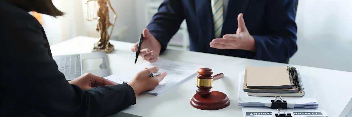 千库网_法律、咨询、协议、合同、律师或拿着笔的律师正在向客户咨询，解释在上法庭决定诉讼之前回答问题的模式。_摄影图编号18369989 (1).jpg