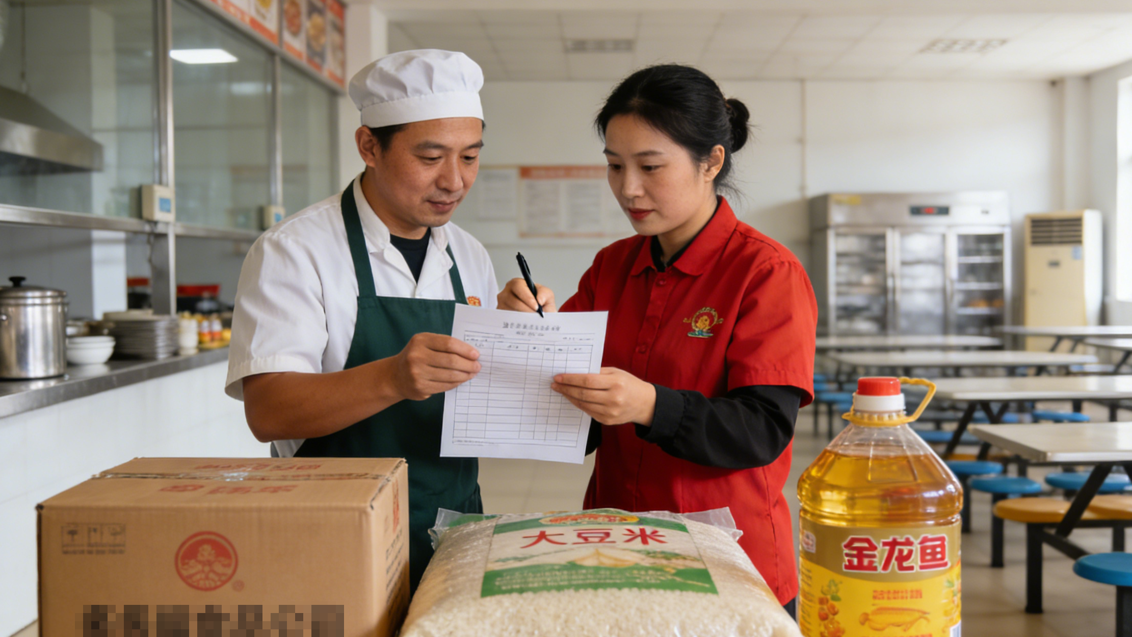 食品公司依约向殷某指定的食堂供应大米、大豆油等货物 食品公司依约向殷某指定的食堂供应大米、大豆油等货物