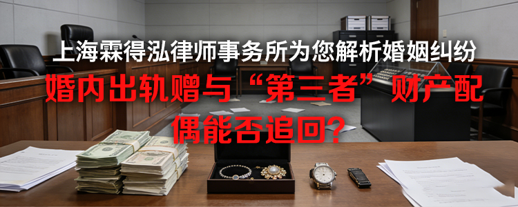 婚内出轨赠与“第三者”财产，配偶能否追回？上海霖得泓律师事务所为您解析婚姻纠纷